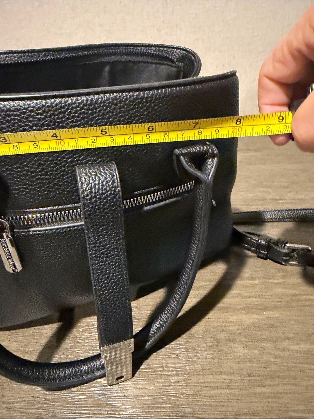 Montana west Black‎ Leather Crossbody Bag .